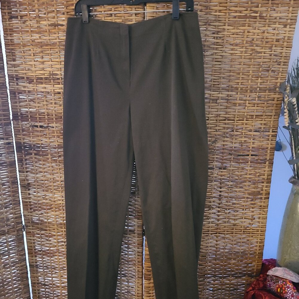 VTG Randy Kemper Brown Dress Size 12 USA Made in NYC 96% Cotton